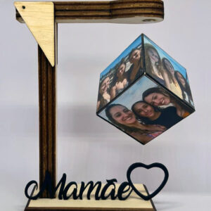 Suporte Mágico Com Cubo De Fotos Suspenso C