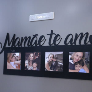 Moldura Mamãe Te Amo com 4 Fotos (Ímã)