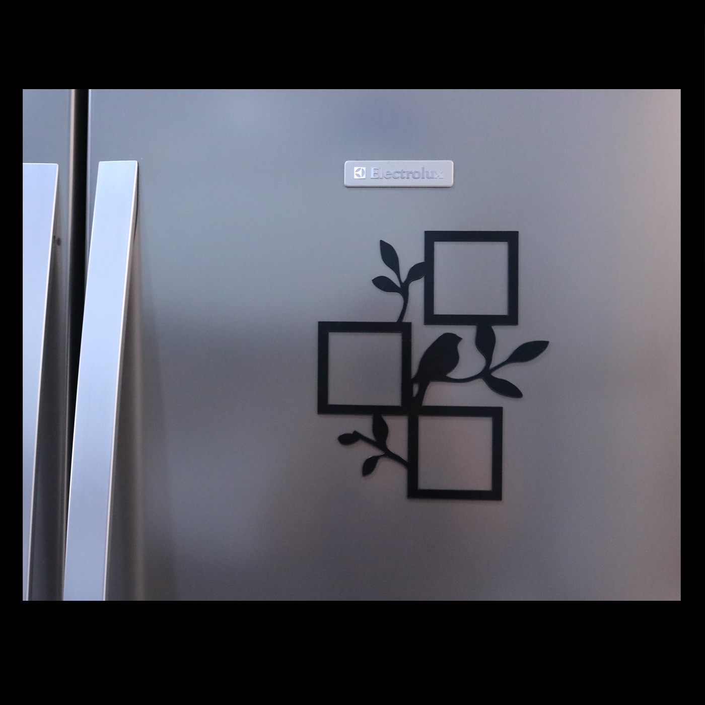 Moldura Galho Passarinho com fotos (Ímã) - Imagem 2